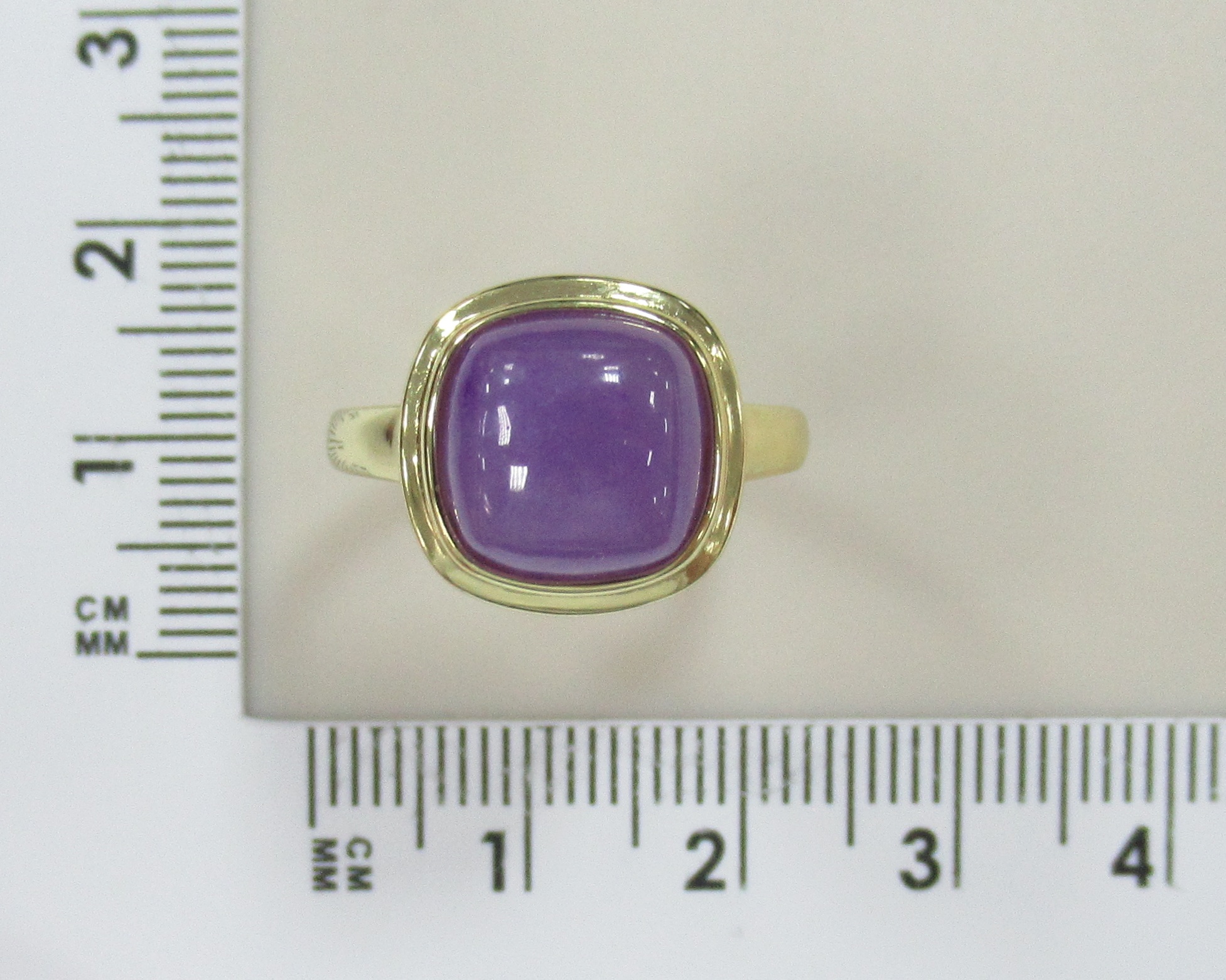 Серебряное кольцо с лавандовым жадеитом